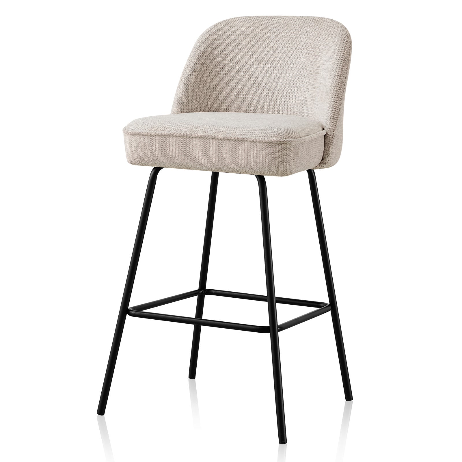 Churn Bar Stools Velvet Cushioned - Set of Two