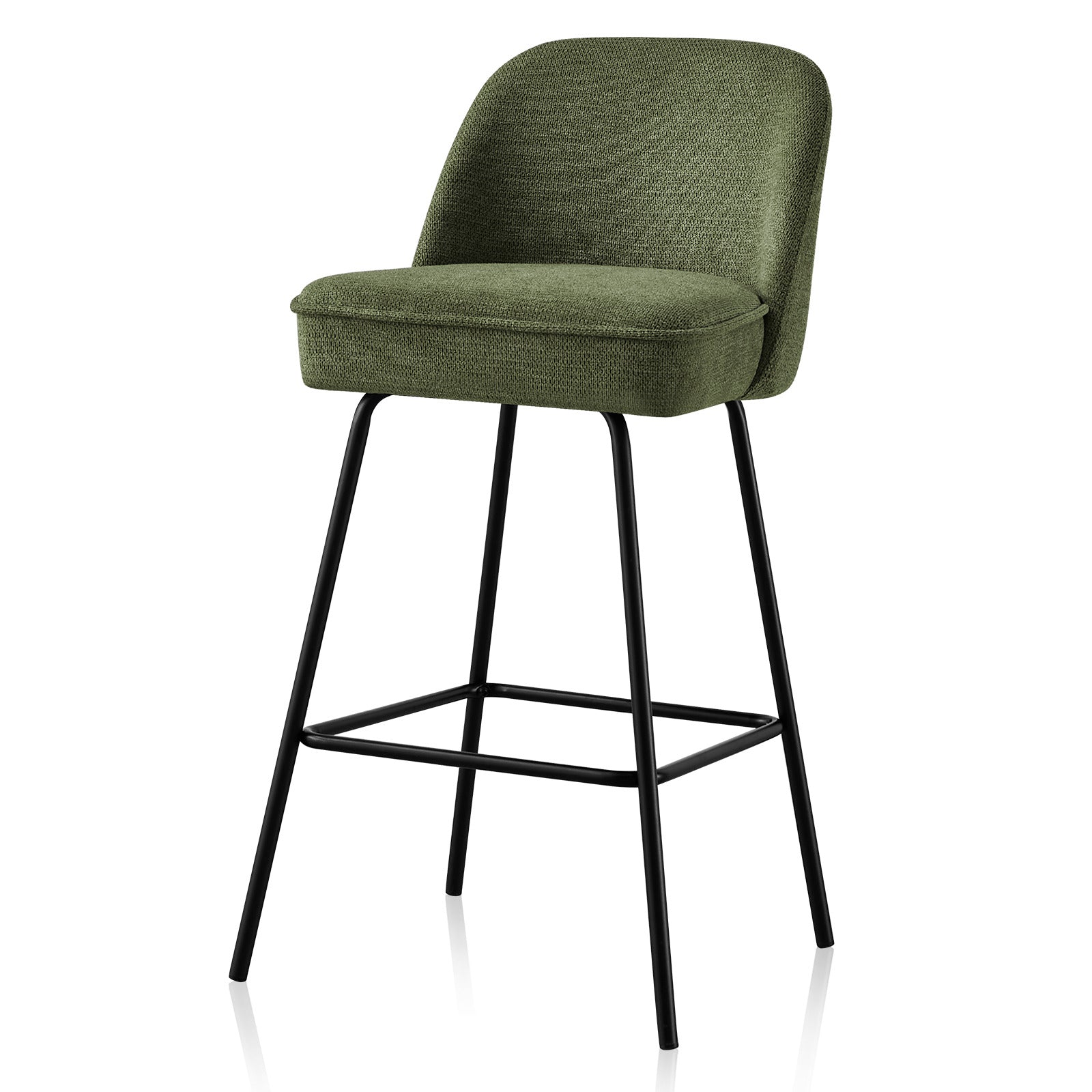 Churn Bar Stools Velvet Cushioned - Set of Two