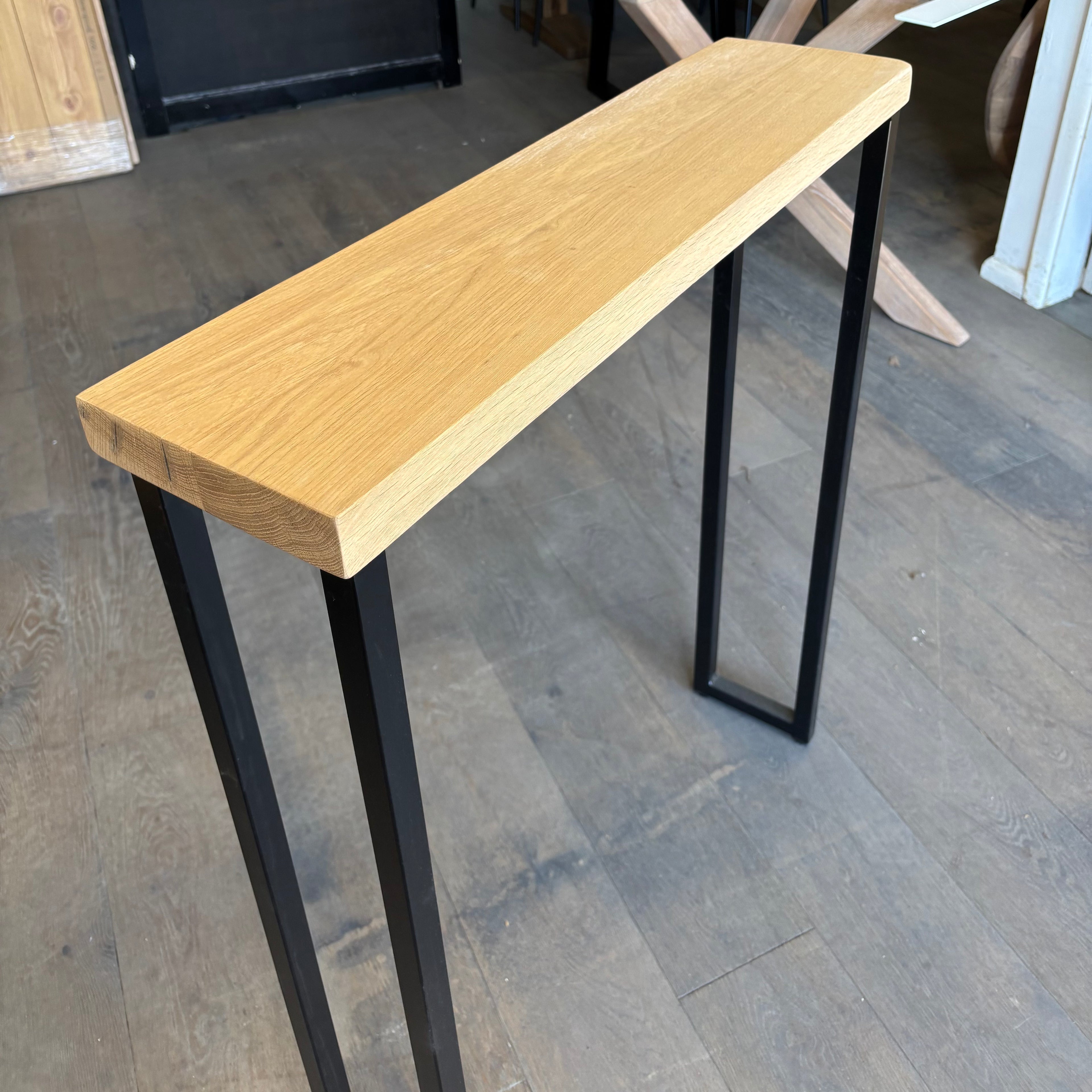 Ex Demo - Solid Oak Dean Console 80cm x 20cm