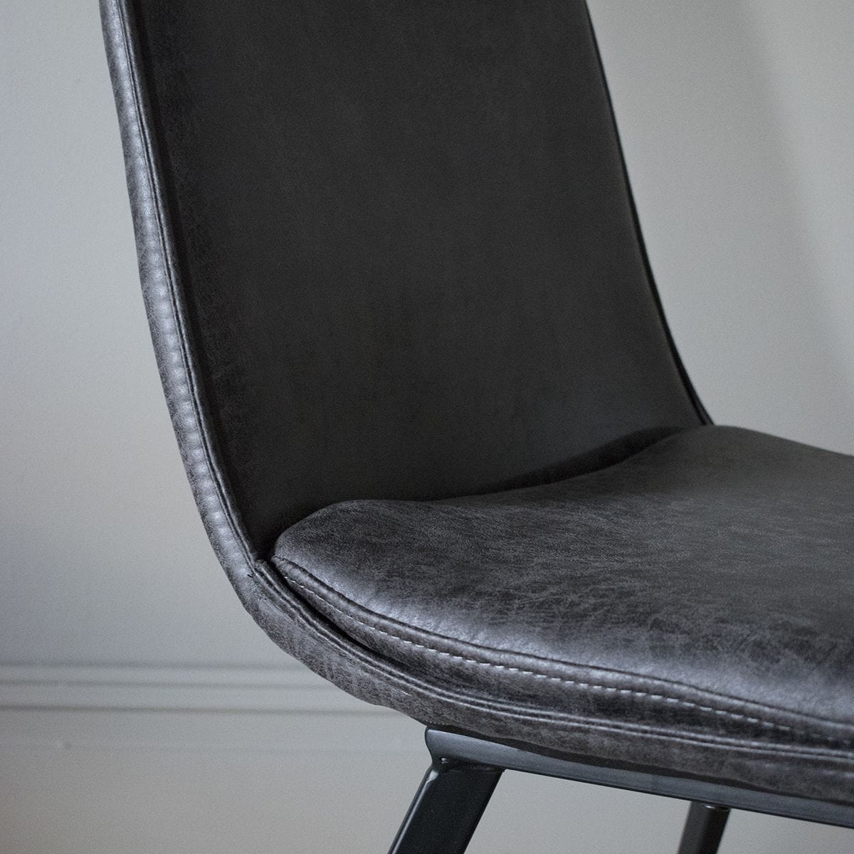 Havoc Faux Leather Dining Chair - Set of Two