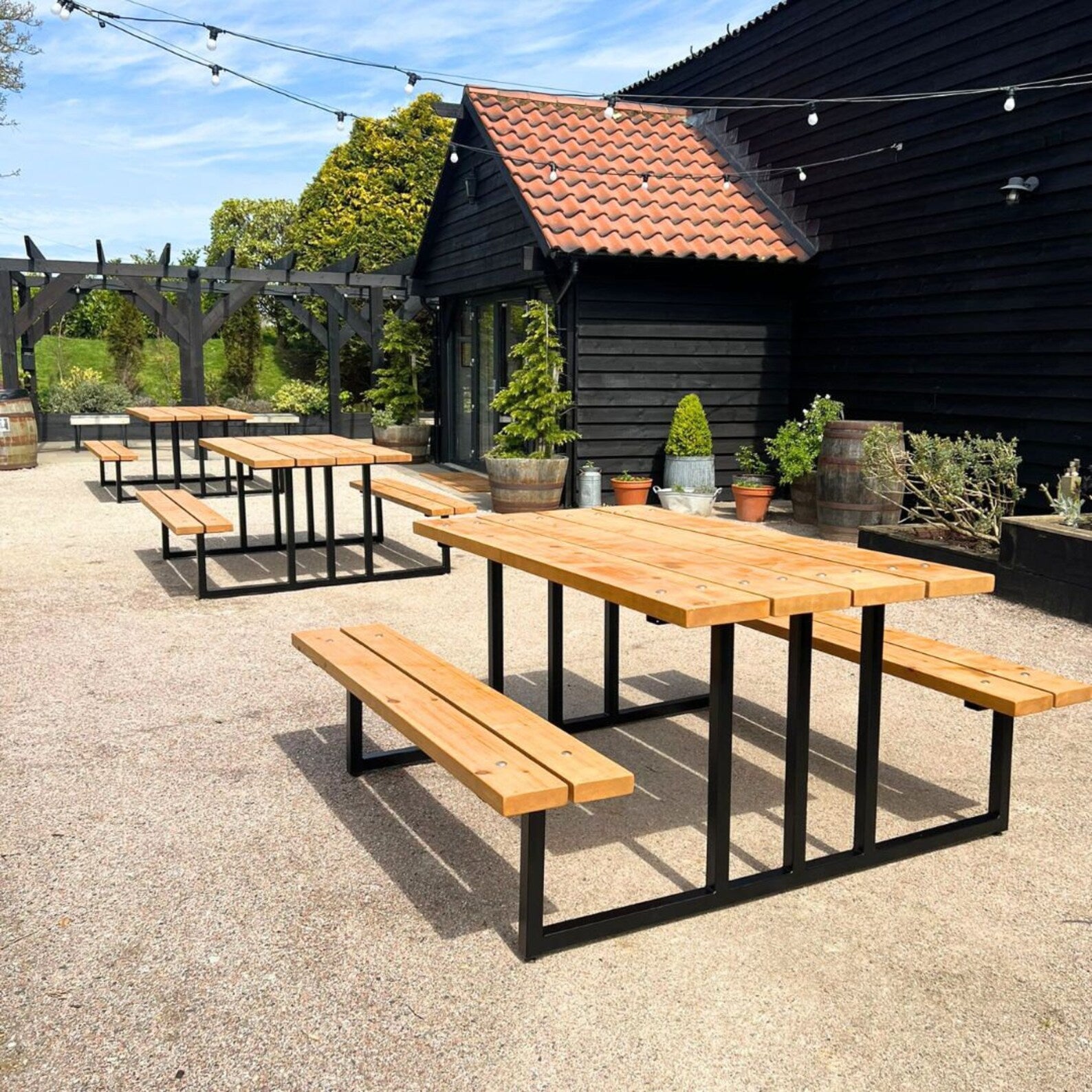 Rustic Picnic Bench Masterplank UK