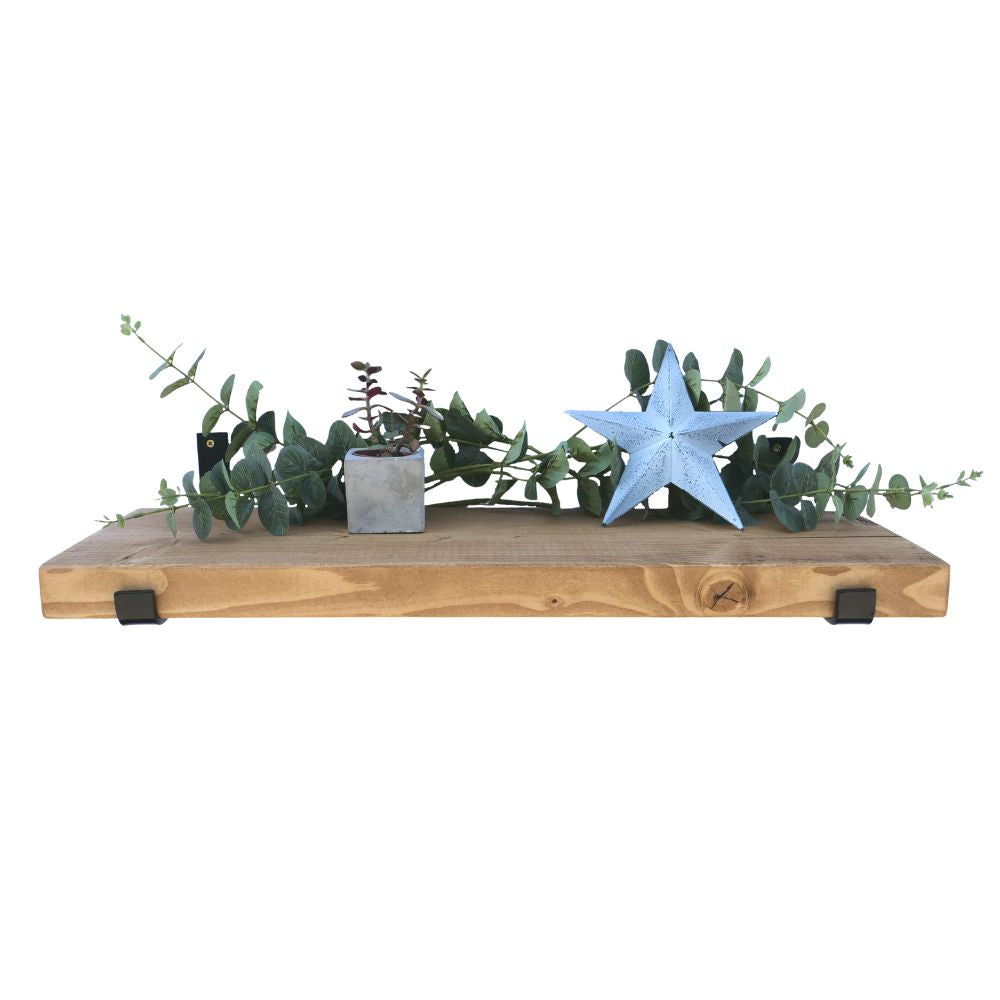 Rustic Wooden Shelf handcrafted in the UK Wall Shelves & Ledges Masterplank UK