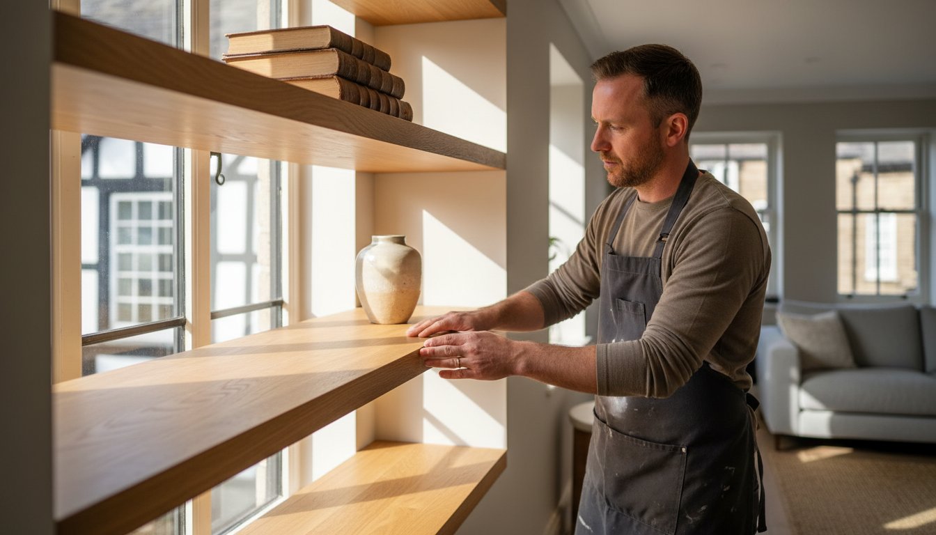 The Complete Guide to Floating Shelves: Craftsmanship, Style, and Strength