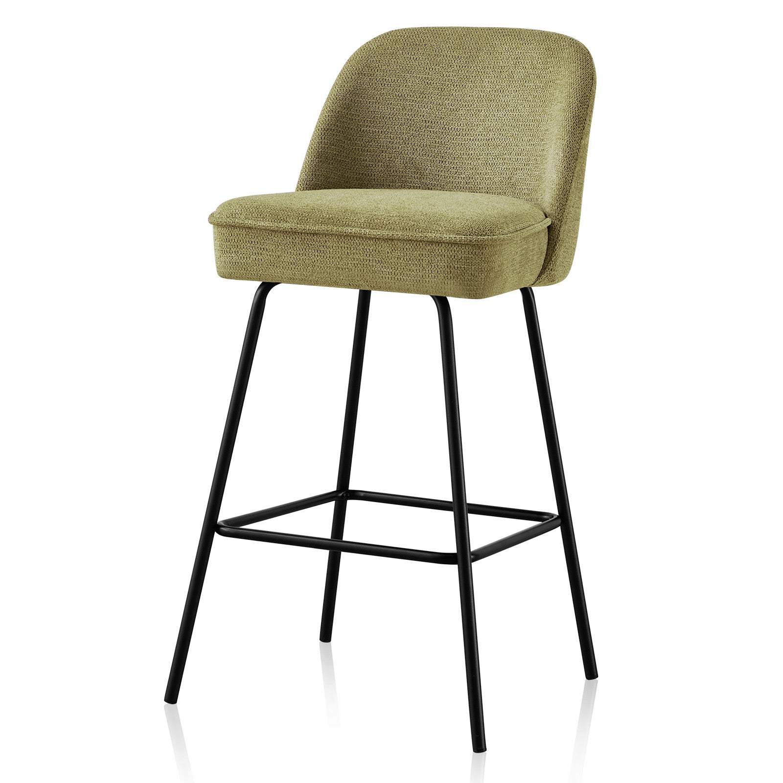 Churn Bar Stools Velvet Cushioned - Set of Two