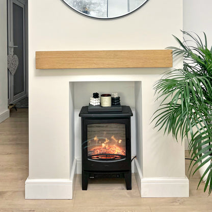 Rustic Solid Oak Beam - Mantel Piece handcrafted in the UK  Masterplank UK   