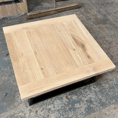 Ex Demo - Solid Oak Boscobel Coffee Table - 80cm x 80cm