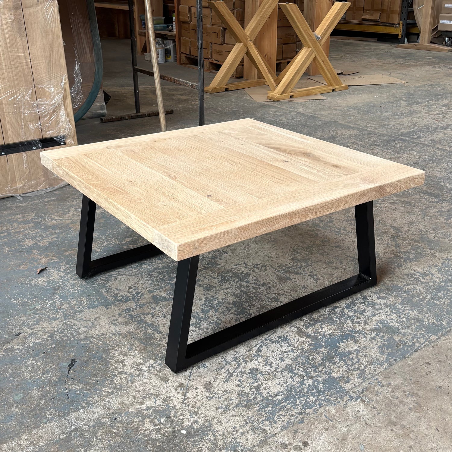 Ex Demo - Solid Oak Boscobel Coffee Table - 80cm x 80cm