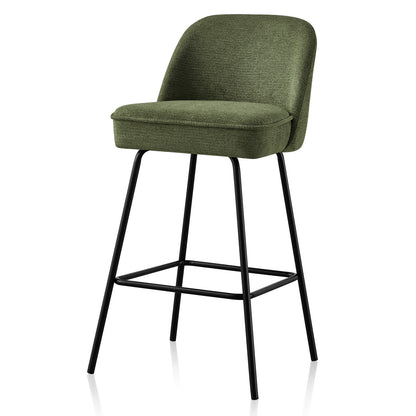 Churn Bar Stools Velvet Cushioned - Set of Two