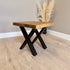 Rustic Coffee table, Bedside Table, side table - Cross Leg Tables masterplank-shop   