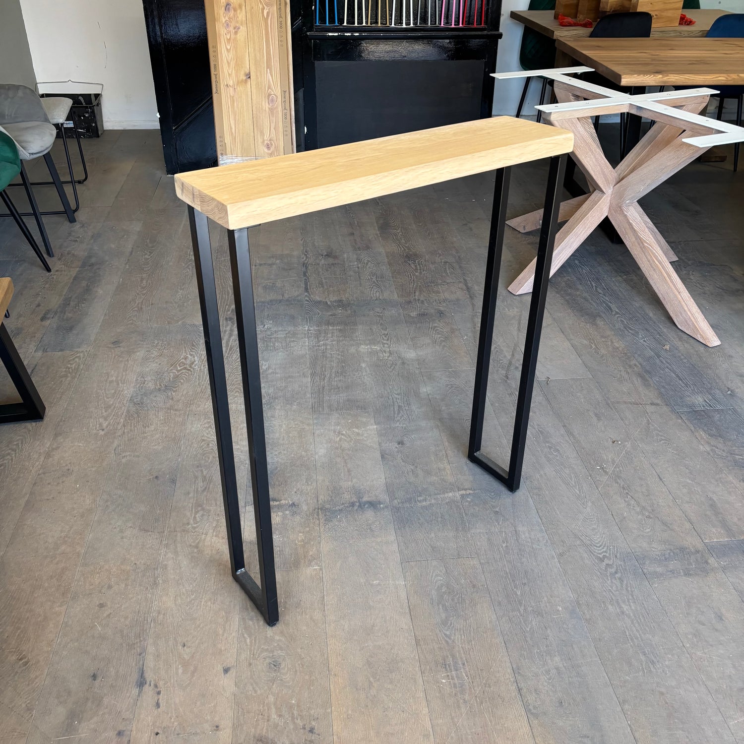Ex Demo - Solid Oak Dean Console 80cm x 20cm