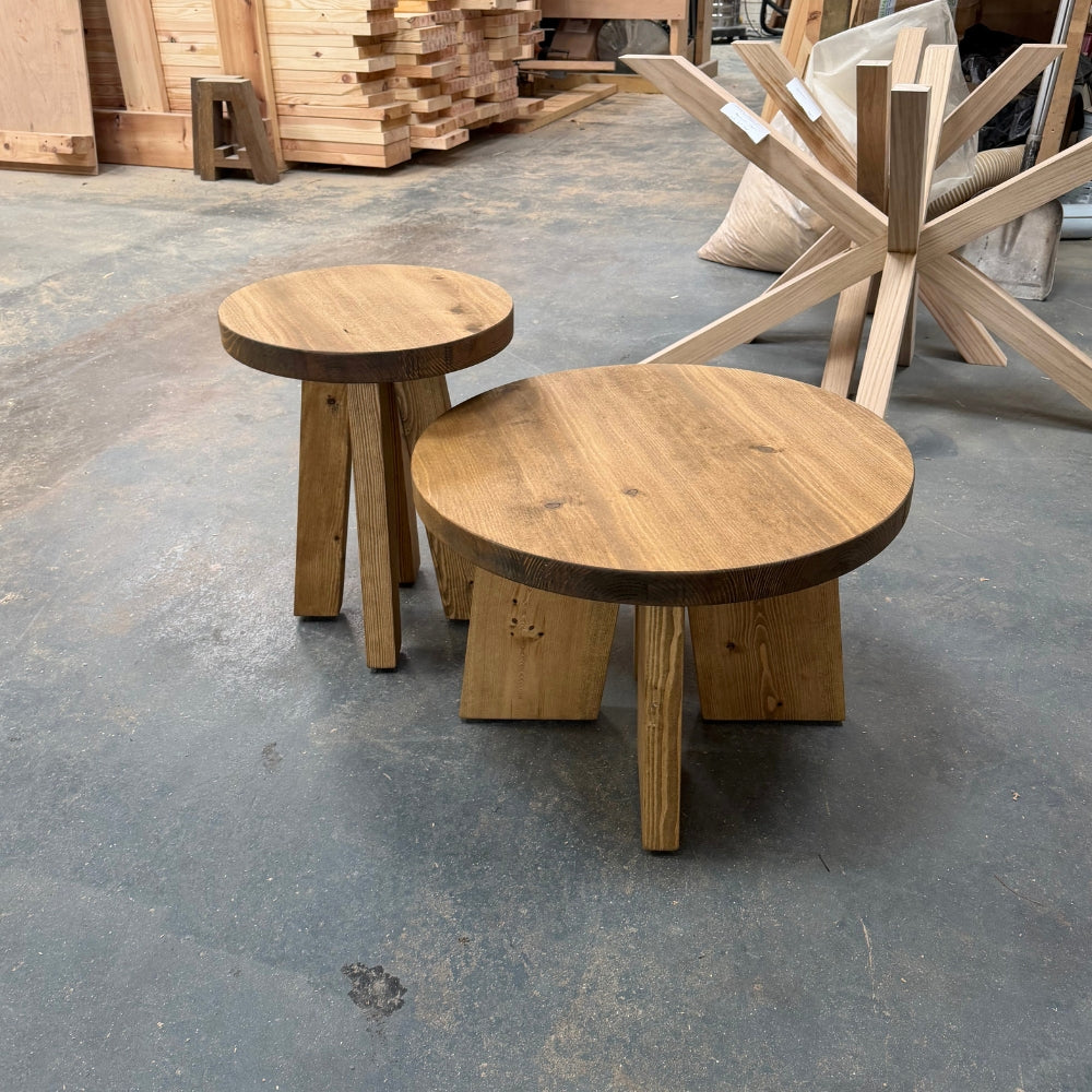 Wooden Round Coffee Tables