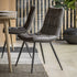 Bradoc Faux Leather Dining Chair Set of Two