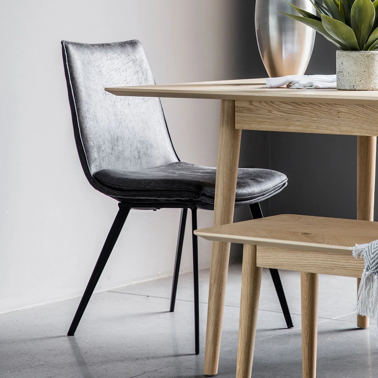 Havoc Faux Leather Dining Chair - Set of Two