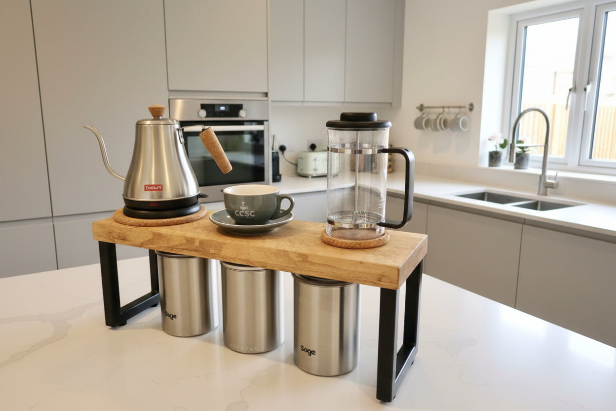 Spice Rack / Shoe Rack handcrafted in the UK Shelves masterplank-shop   