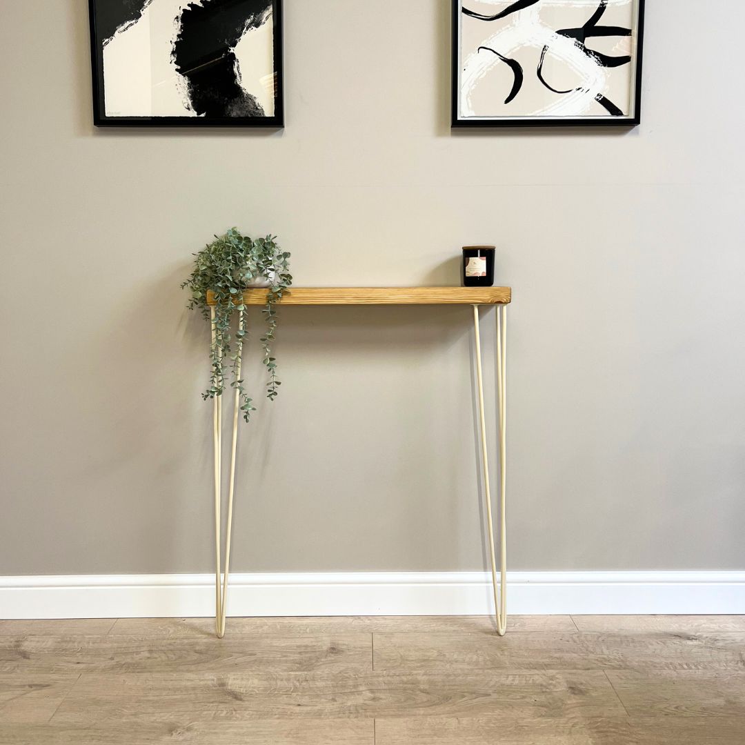 Rustic Wooden Radiator Shelf &amp; Console Table handcrafted in the UK Shelving masterplank-shop   