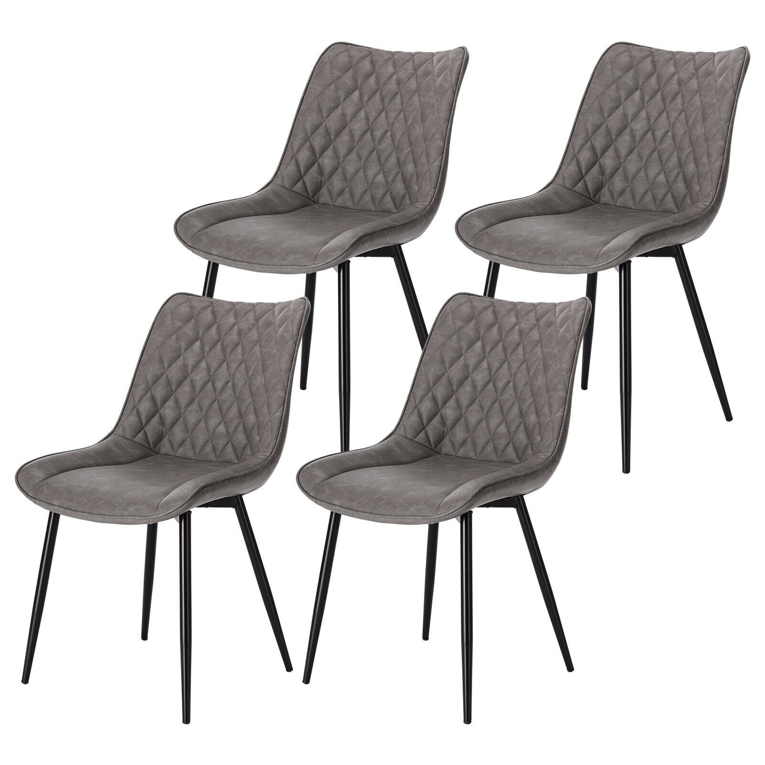 Wilcox Dining Chairs Chairs Masterplank UK Dark Grey Set of 2 