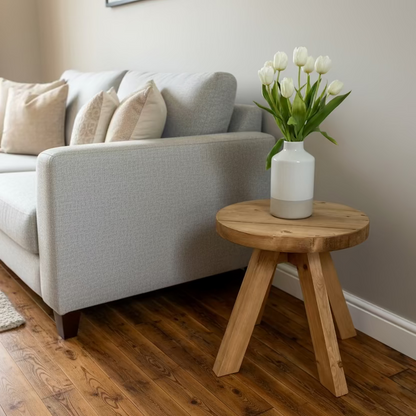 Wooden Round Coffee Tables  Masterplank UK   
